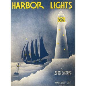1937 Vintage Harbor Lights Sheet‎ Music Jimmy Kennedy Hugh Williams